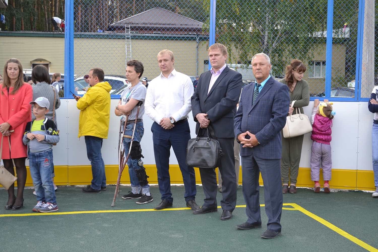 Открытие комплексной спортивной площадки в городе Дивногорске